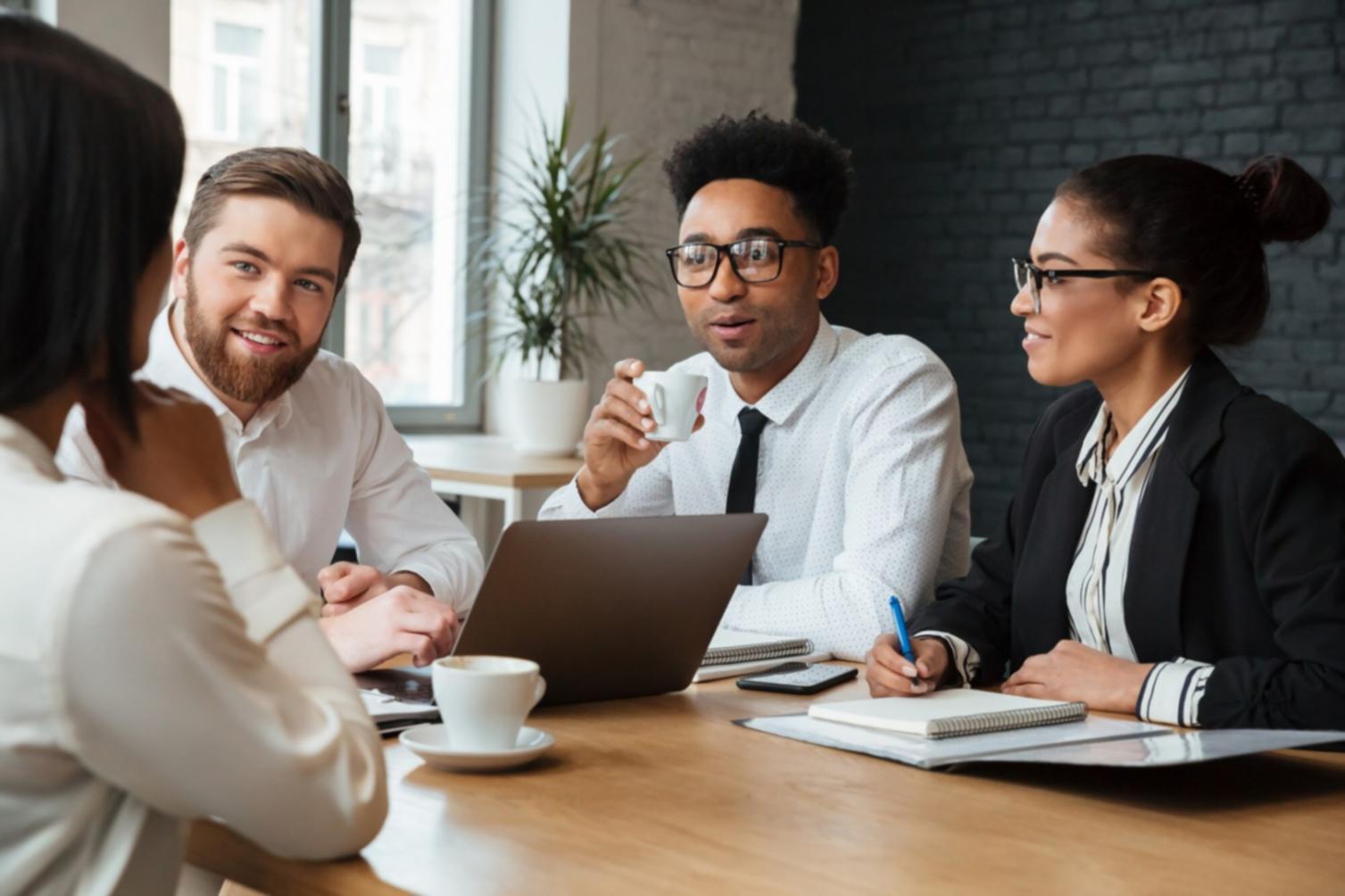 Professional financial documentation and audit preparation workspace