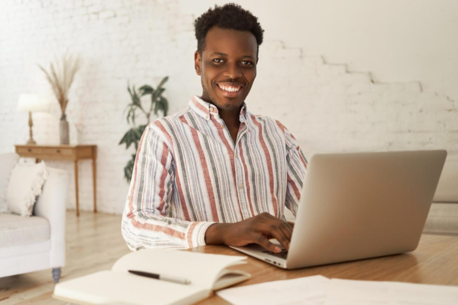 Business planning session with documents and calculator
